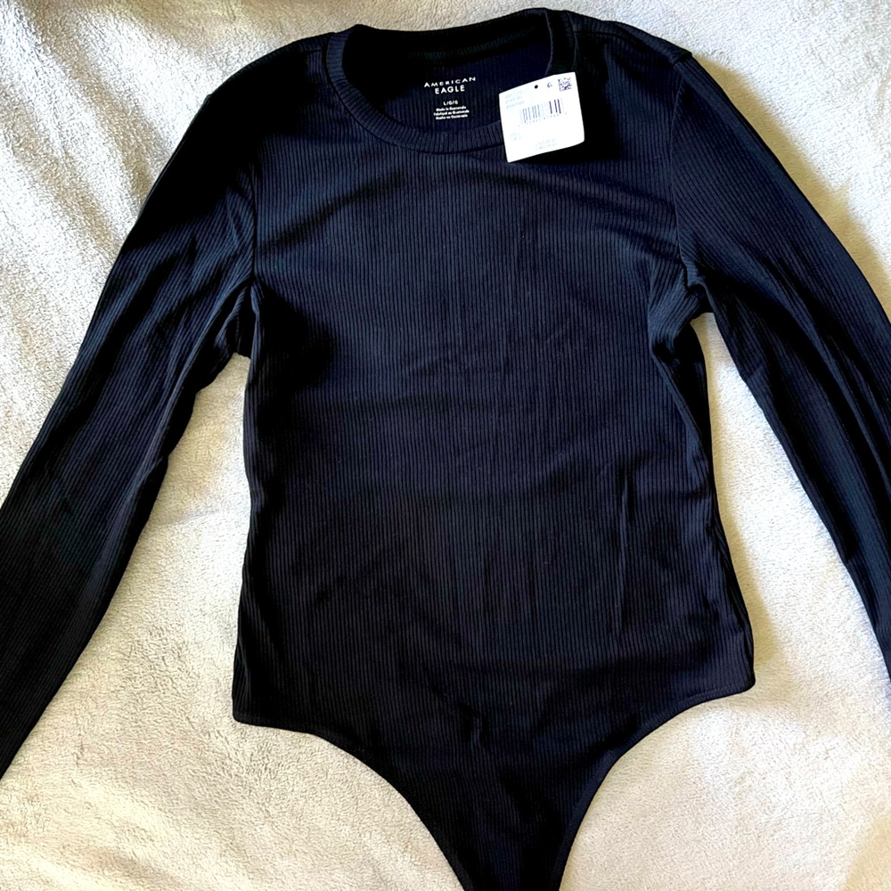 Long sleeve ribbed body suit